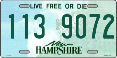 NH license plate 1139072