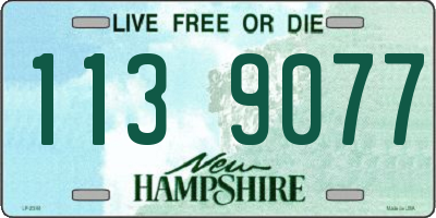NH license plate 1139077