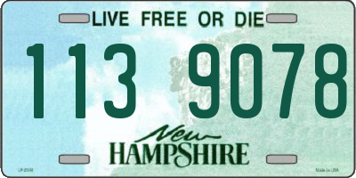 NH license plate 1139078