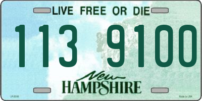 NH license plate 1139100