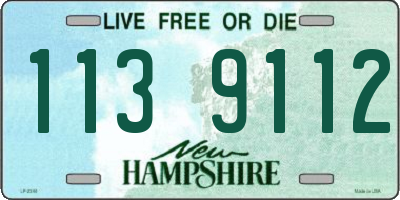 NH license plate 1139112