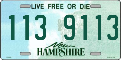 NH license plate 1139113