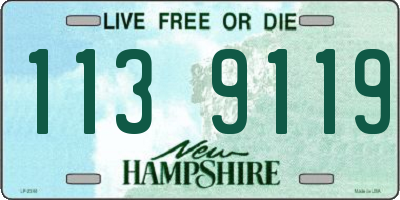 NH license plate 1139119