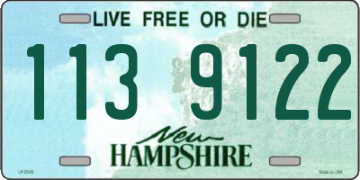 NH license plate 1139122