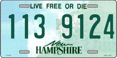 NH license plate 1139124