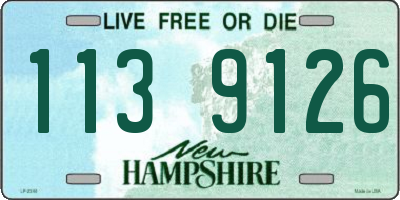 NH license plate 1139126