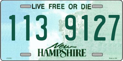 NH license plate 1139127