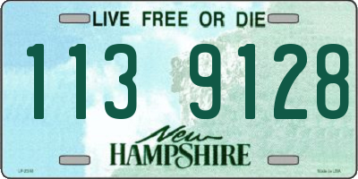NH license plate 1139128