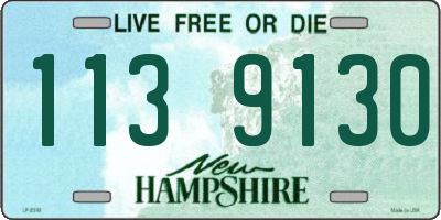 NH license plate 1139130