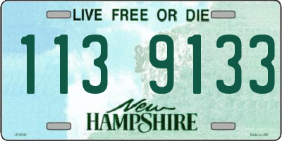 NH license plate 1139133