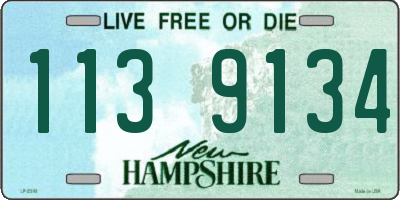NH license plate 1139134
