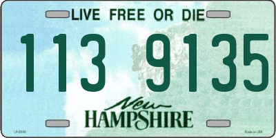 NH license plate 1139135