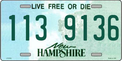 NH license plate 1139136