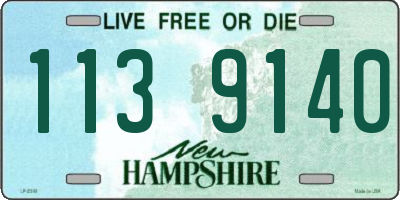 NH license plate 1139140