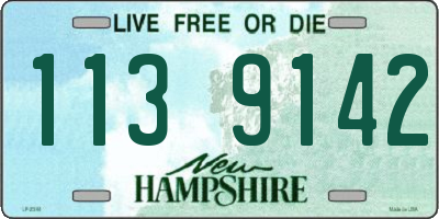 NH license plate 1139142