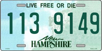 NH license plate 1139149