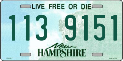 NH license plate 1139151