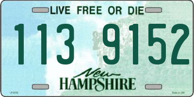 NH license plate 1139152