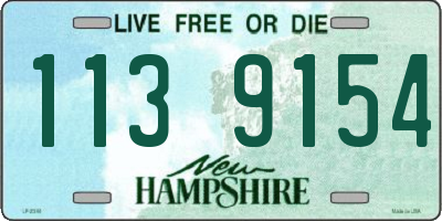 NH license plate 1139154