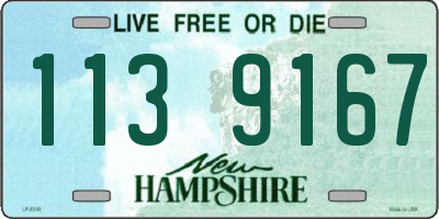 NH license plate 1139167