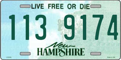 NH license plate 1139174