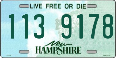 NH license plate 1139178