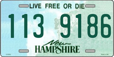 NH license plate 1139186