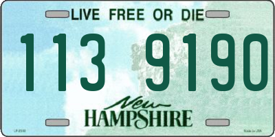 NH license plate 1139190