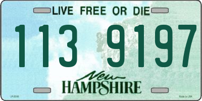NH license plate 1139197