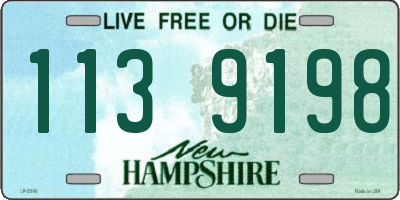 NH license plate 1139198