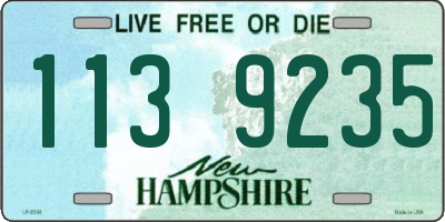NH license plate 1139235