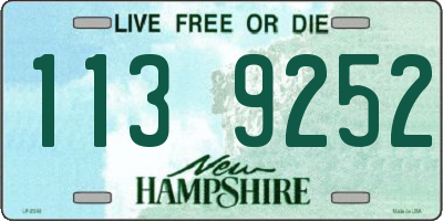 NH license plate 1139252