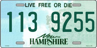 NH license plate 1139255