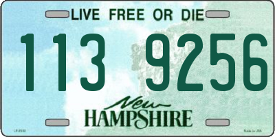 NH license plate 1139256