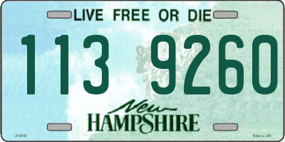NH license plate 1139260