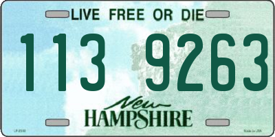 NH license plate 1139263