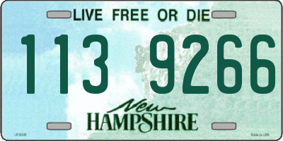 NH license plate 1139266