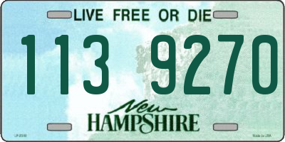 NH license plate 1139270