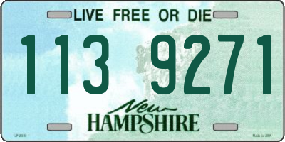 NH license plate 1139271