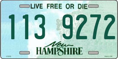 NH license plate 1139272