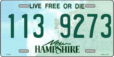 NH license plate 1139273