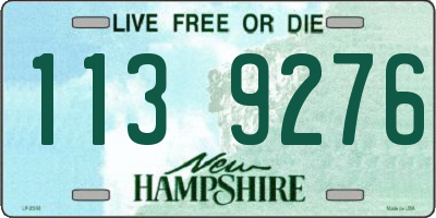 NH license plate 1139276