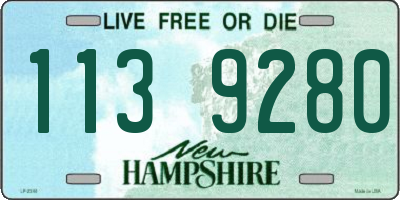 NH license plate 1139280