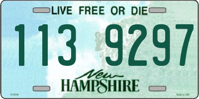 NH license plate 1139297