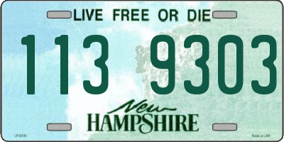 NH license plate 1139303