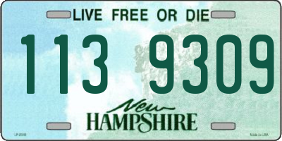 NH license plate 1139309