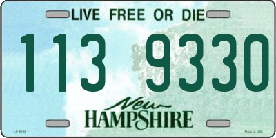 NH license plate 1139330