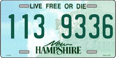 NH license plate 1139336