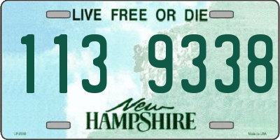 NH license plate 1139338