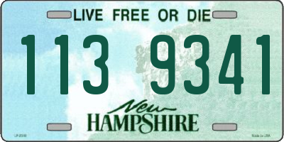 NH license plate 1139341